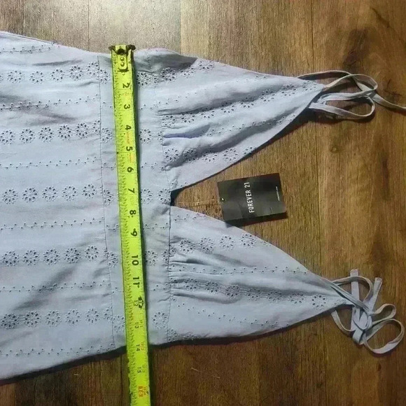 Light Blue Midi Dress with Leg Slit Size L - Picture 7 of 7